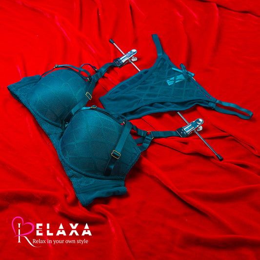 Premium Single Padded Push-Up Bra Set