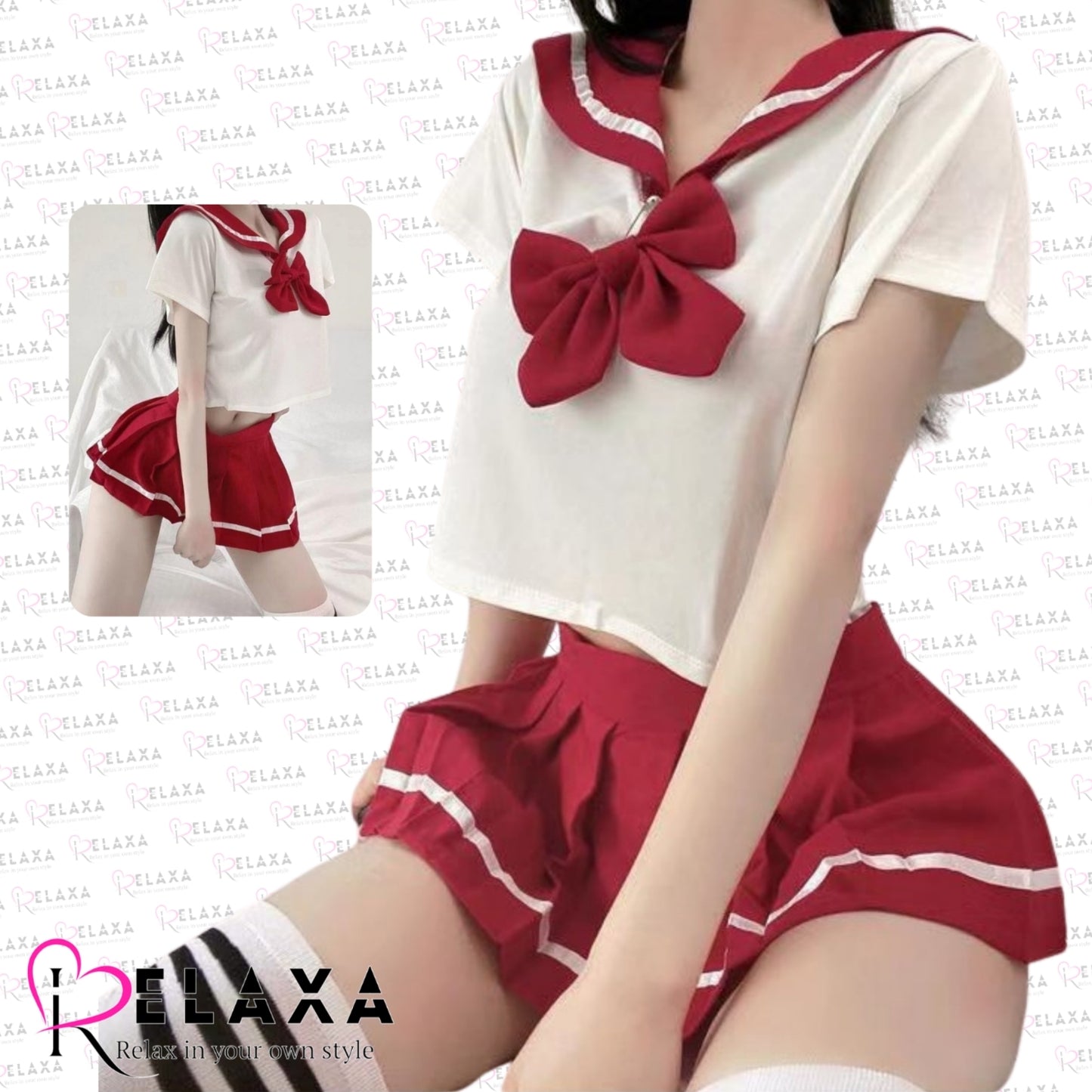 Relaxa Cute School Girl Cosplay Set