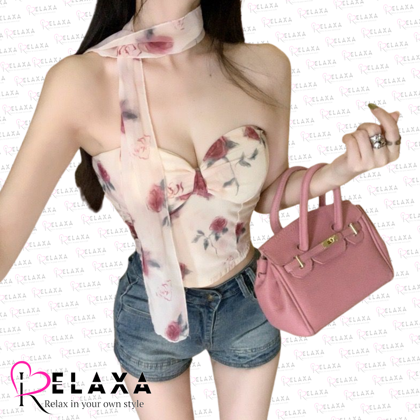 Floral Printed Thinpad Bralette (Branded)