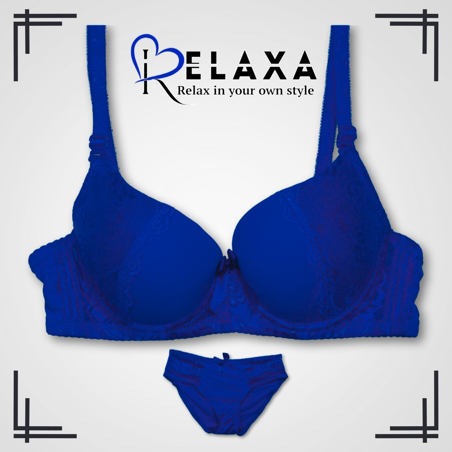 Lacy Thin Pad Bra Set (Branded)