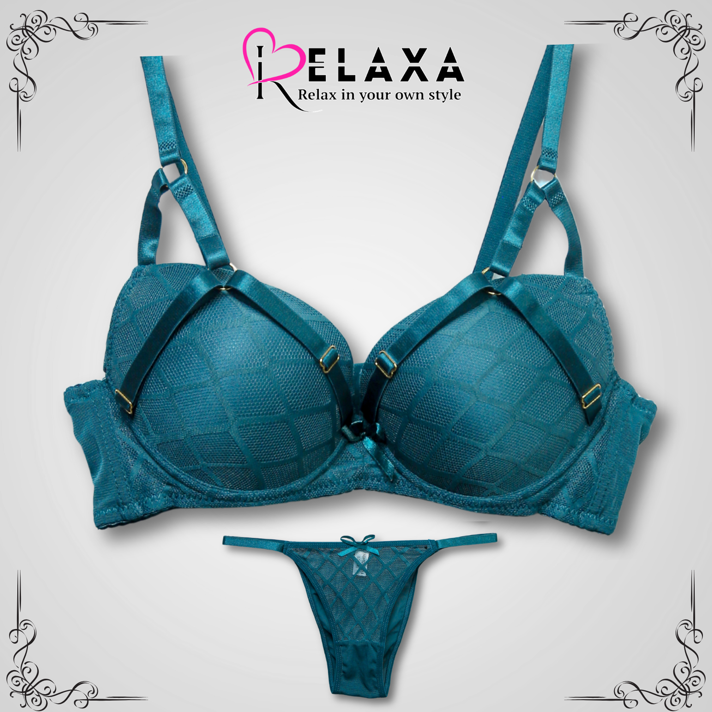 Premium Single Padded Push-Up Bra Set