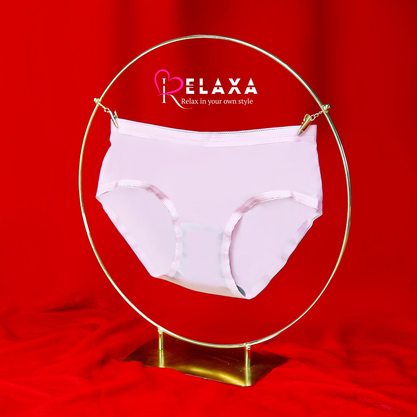 Lace Trimmed Comfy Menstrual Brief Panty