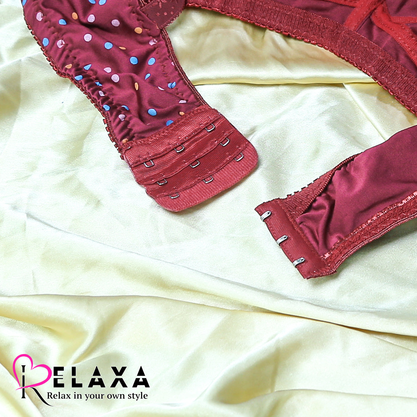 Relaxa Smooth Doted Print Bra