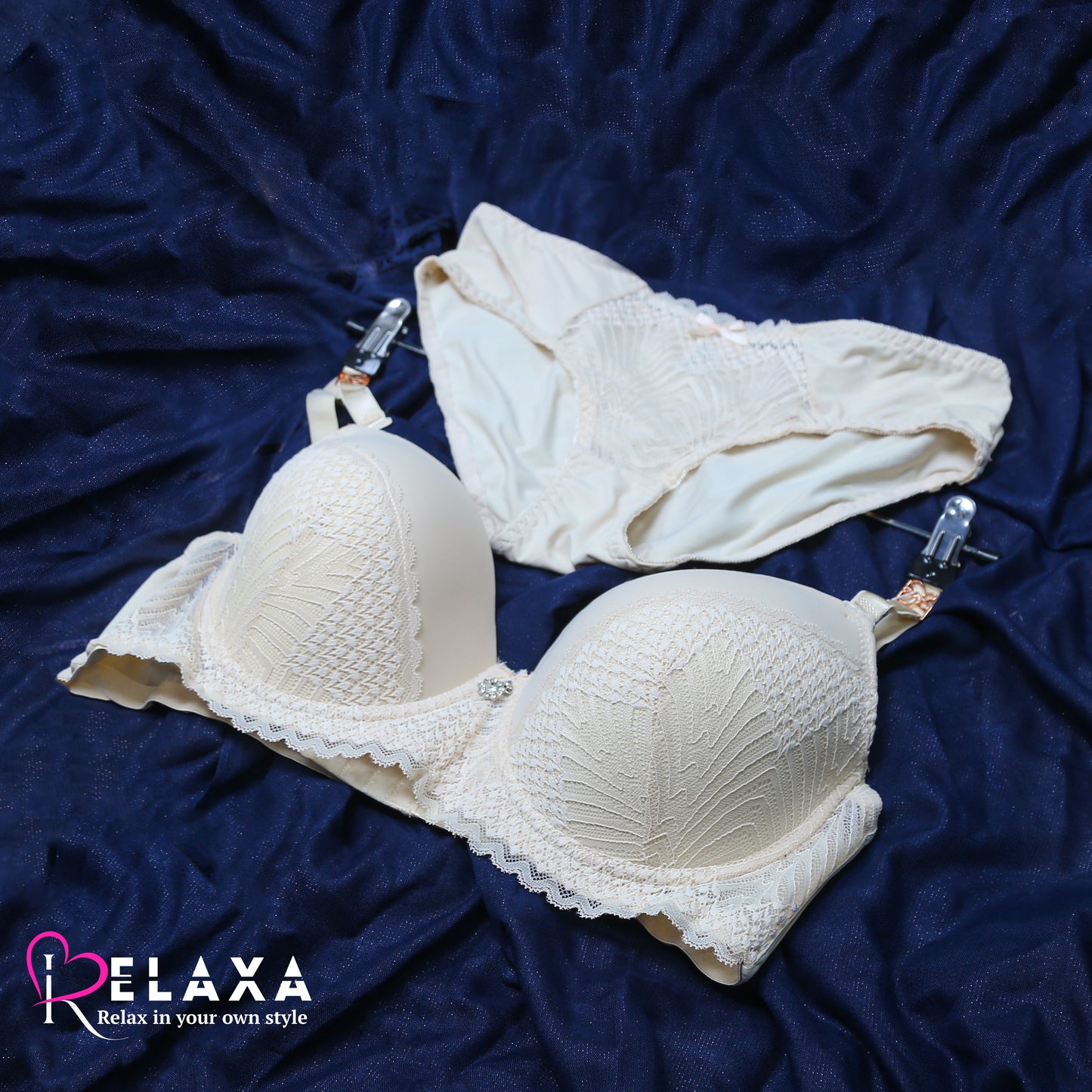 Premium Lacy Net Bra Panty Set