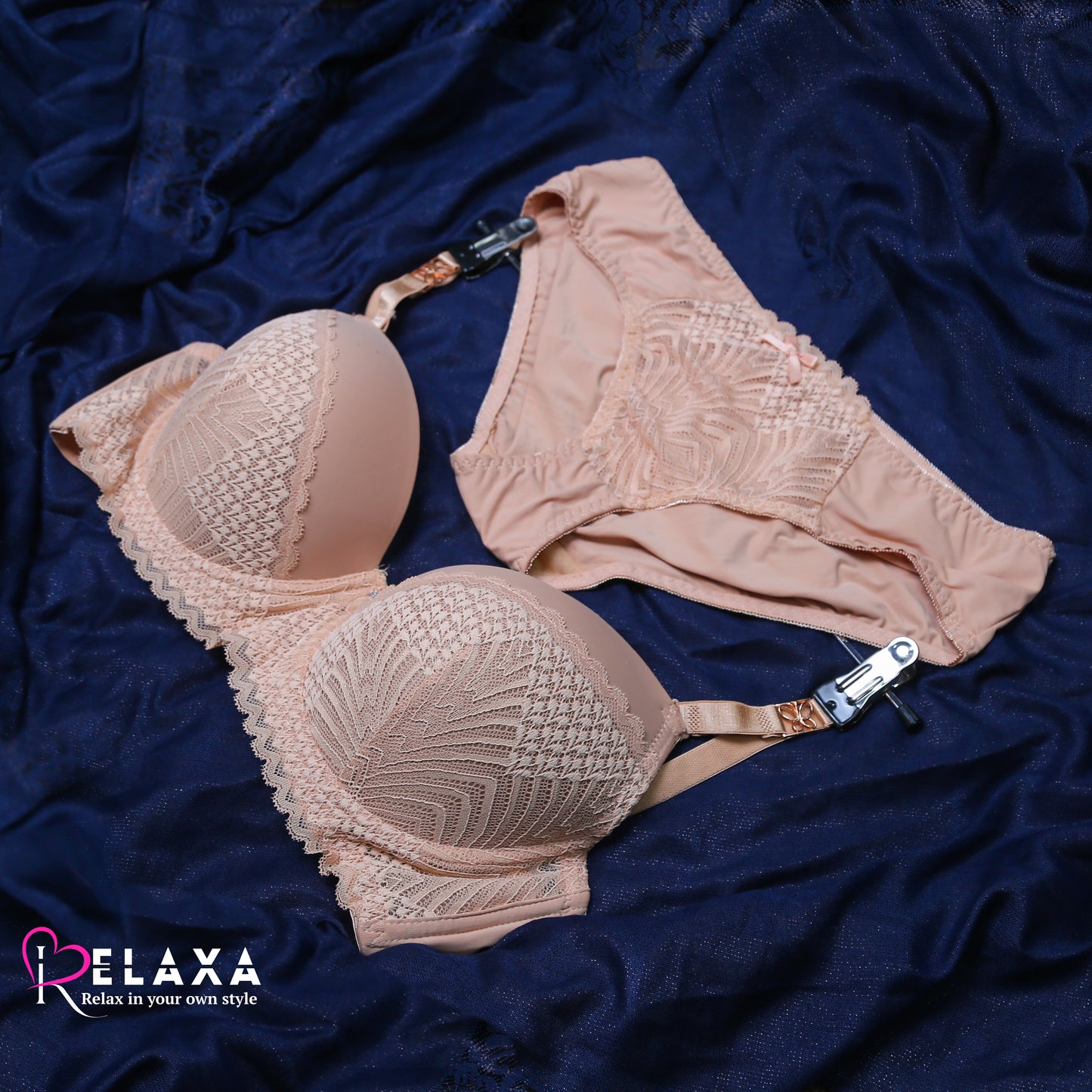 Premium Lacy Net Bra Panty Set