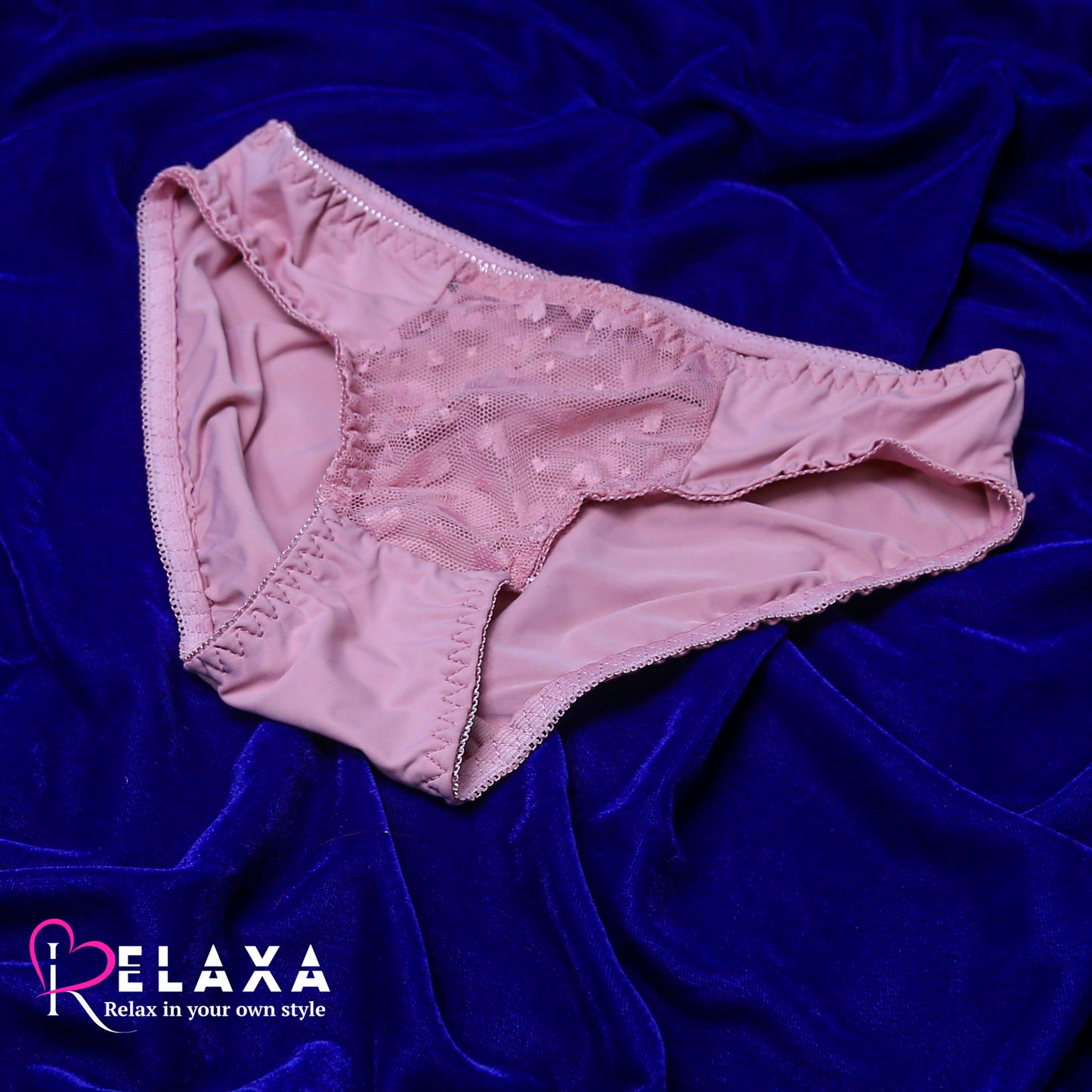 Heart Net Thin pad Bra Panty Set (Branded)