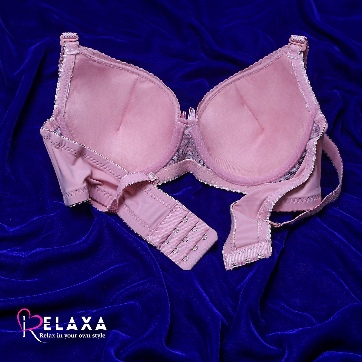 Heart Net Thin pad Bra Panty Set (Branded)