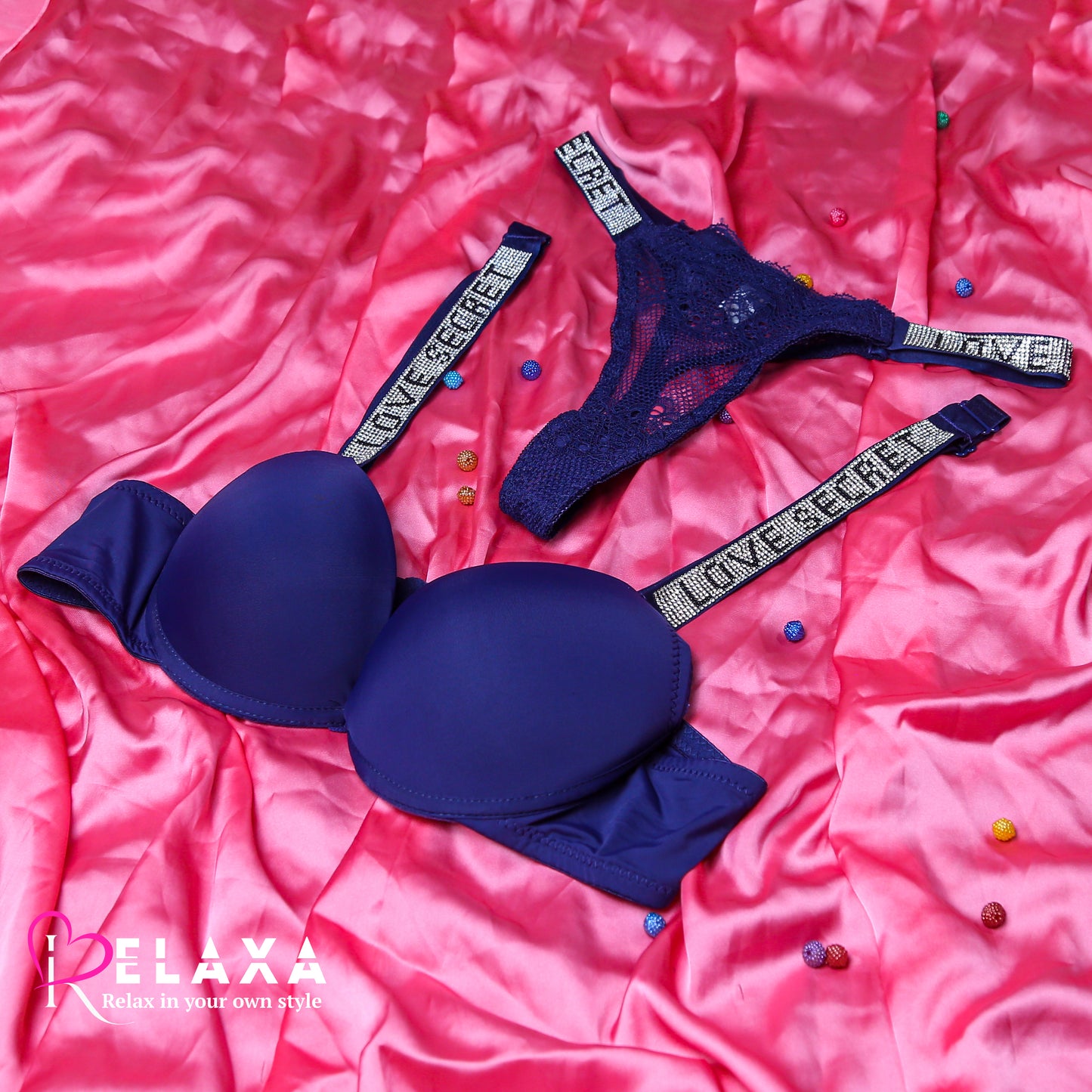 Love Secret Beaded Bra Set (Imported)