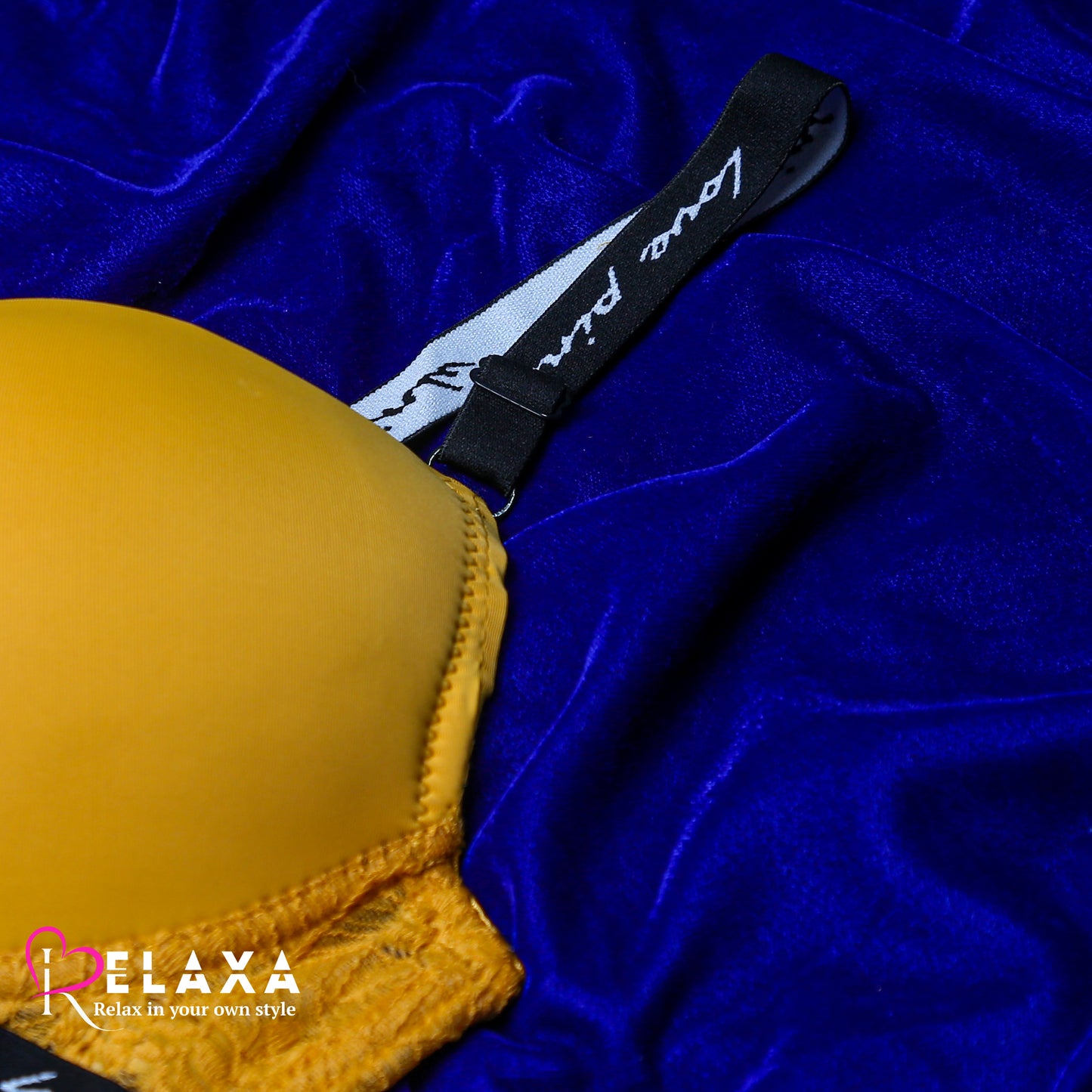 Branded Love Strap Padded Bra