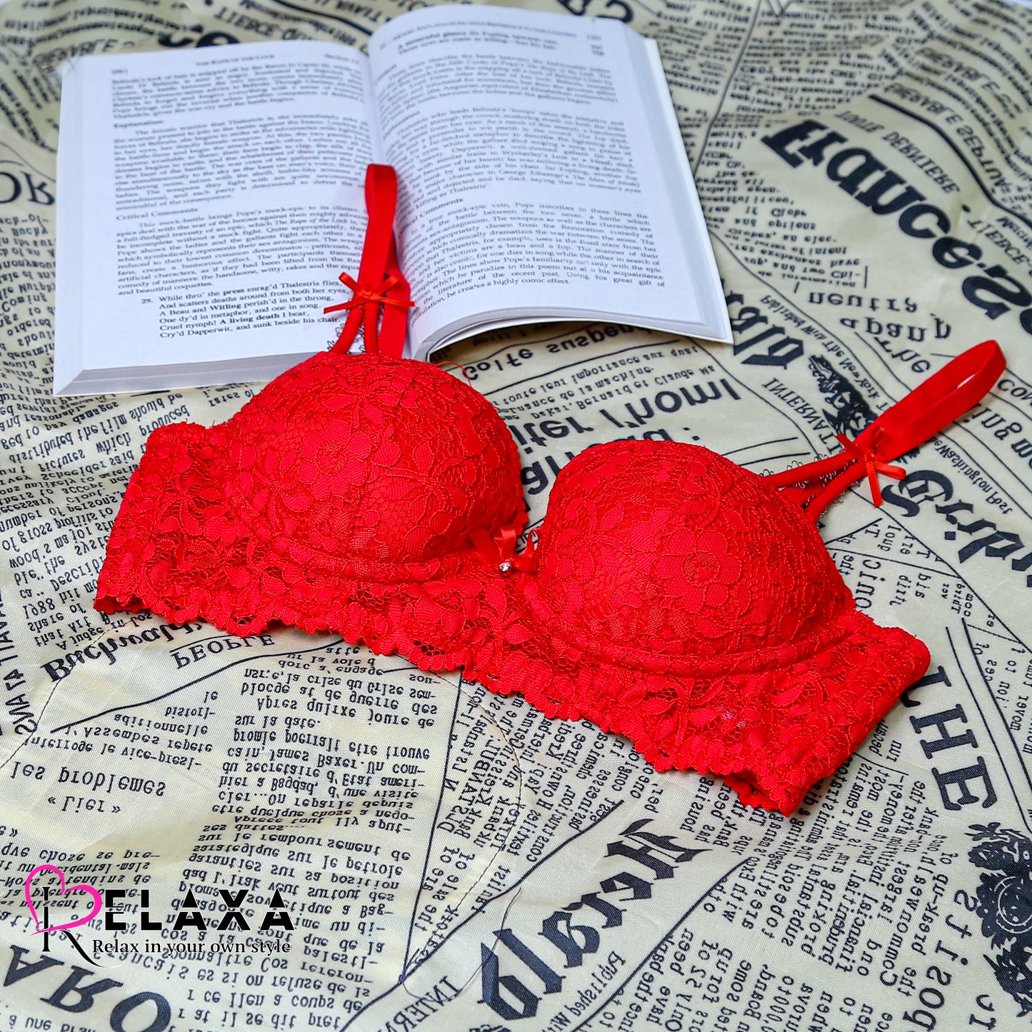 Floral Net Thin Padded