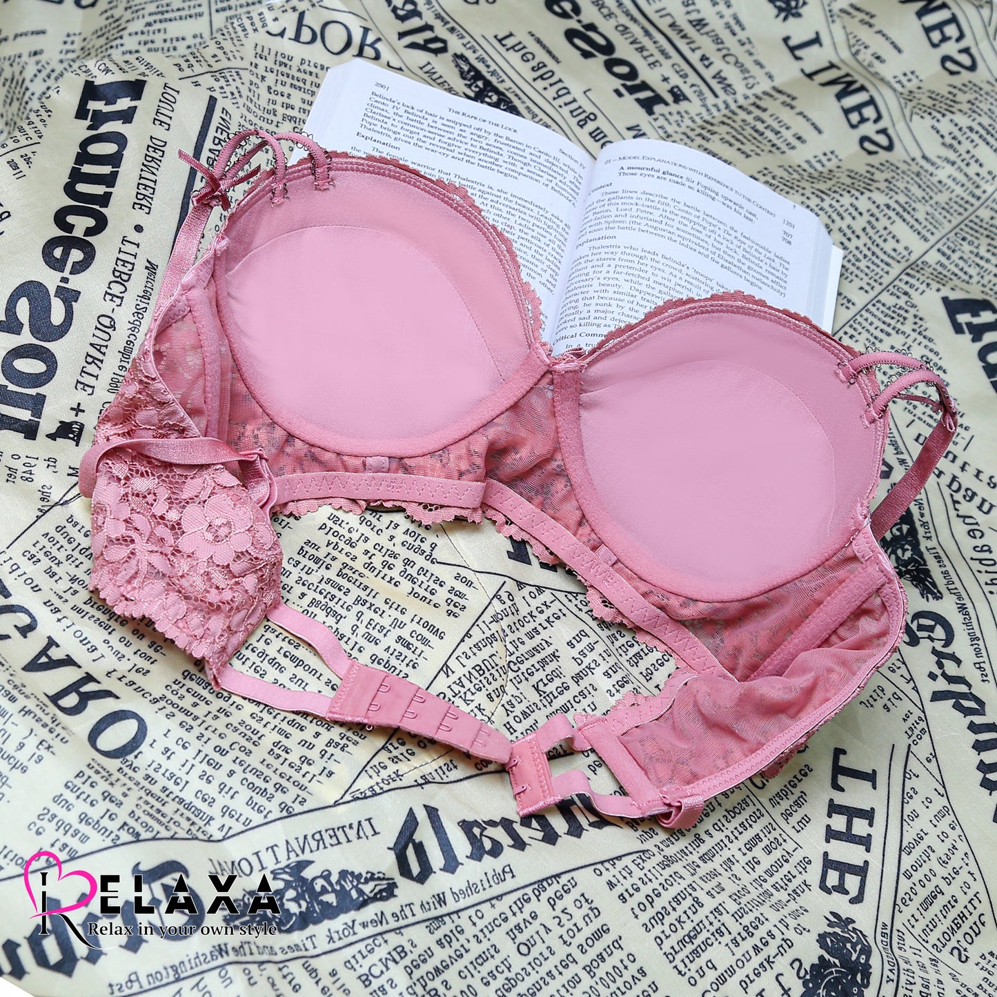 Floral Net Thin Padded