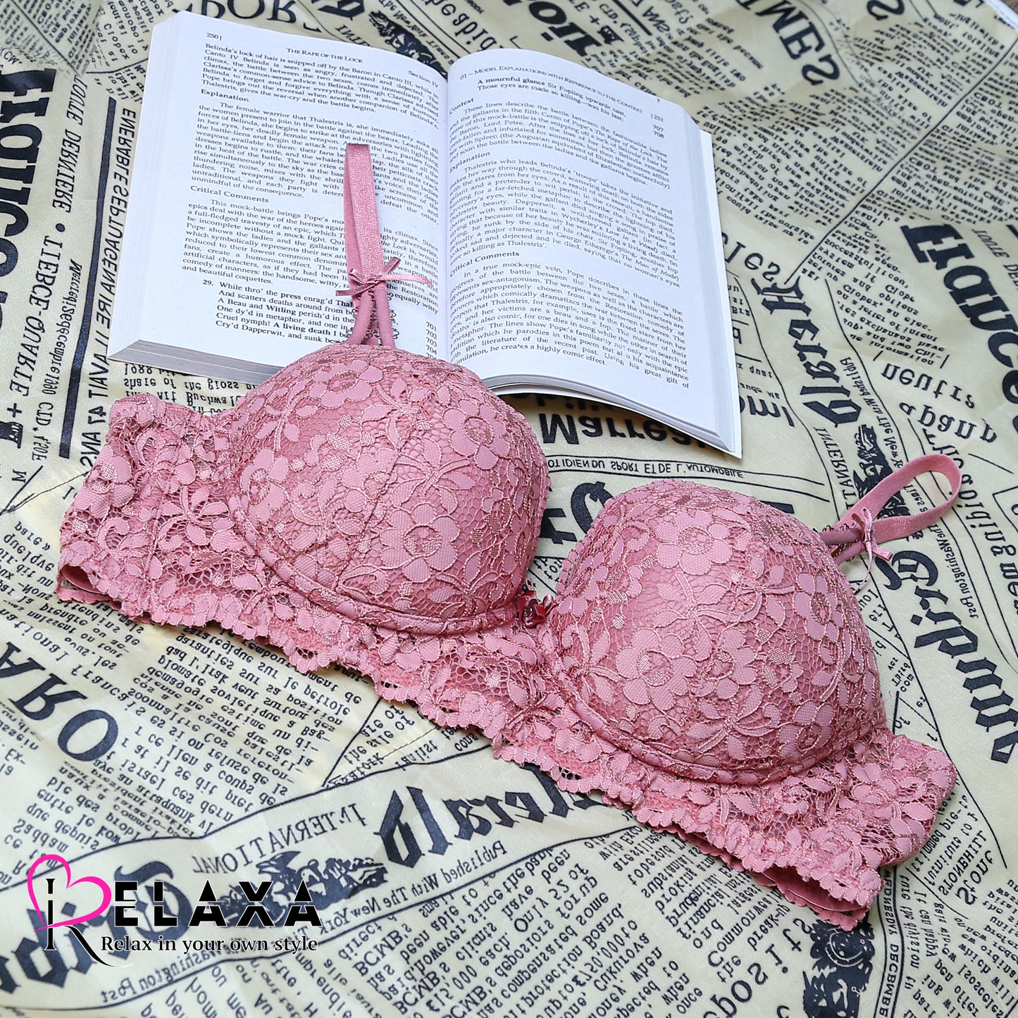 Floral Net Thin Padded