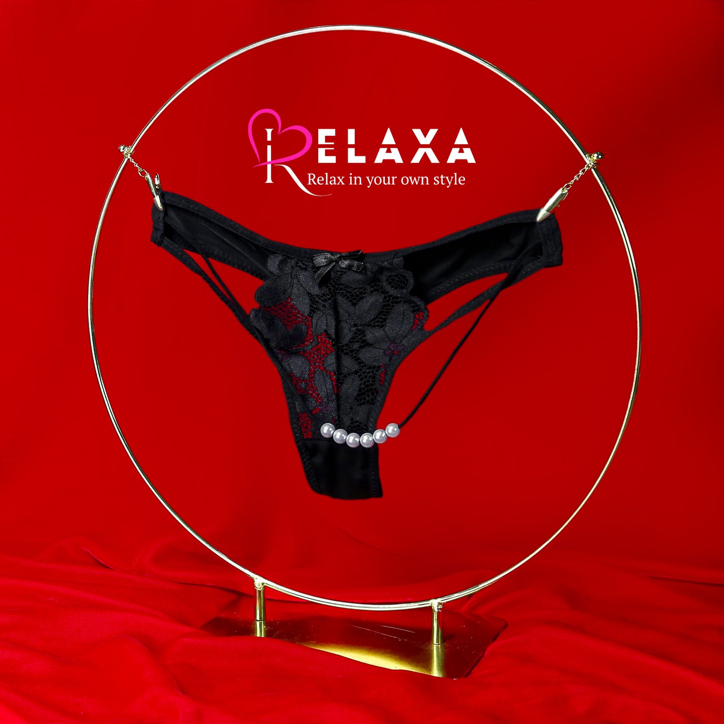 Net Beaded Bikini Styled Panty