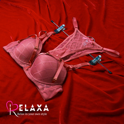 Premium Single Padded Push-Up Bra Set