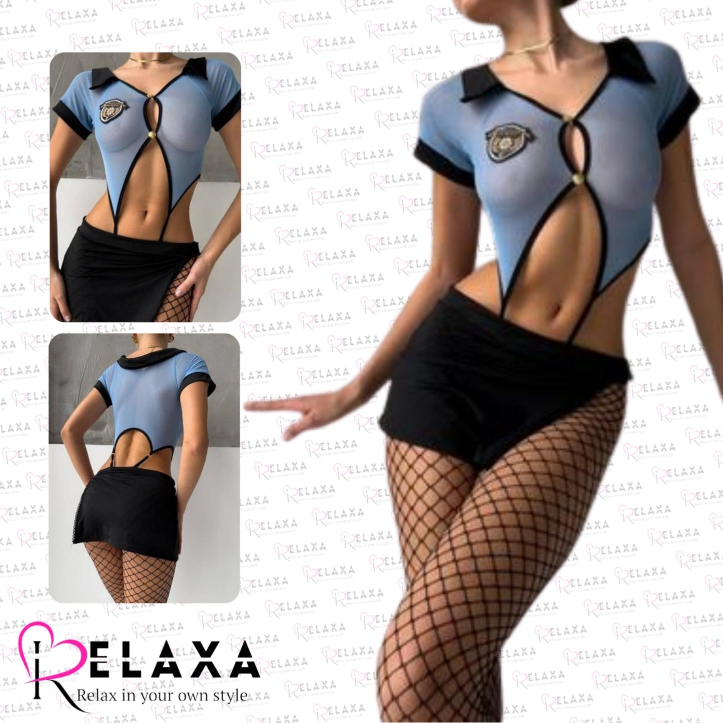 Relaxa Police Girl Cosplay Set [Branded]