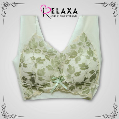 Thai Stuff Floral Net Thinpad Bra