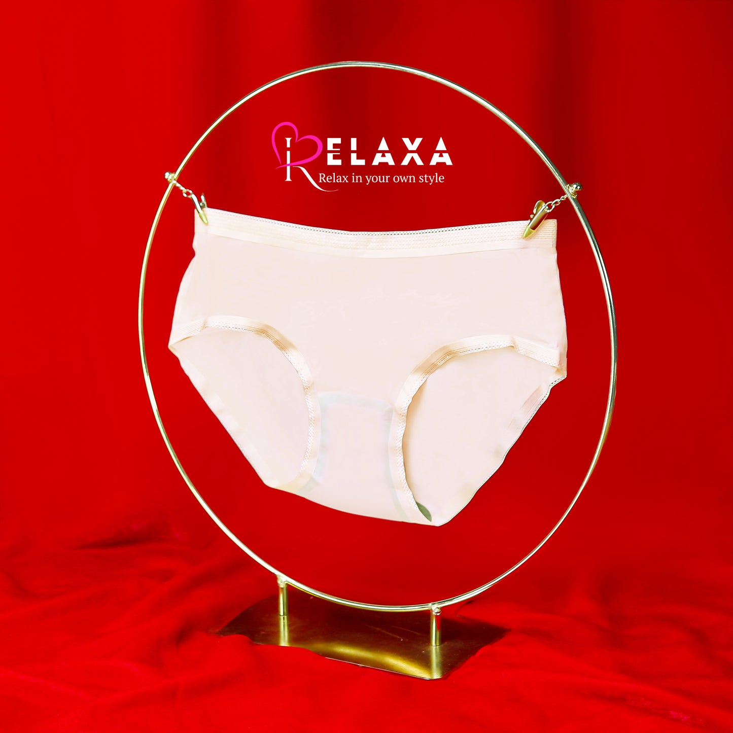 Lace Trimmed Comfy Menstrual Brief Panty