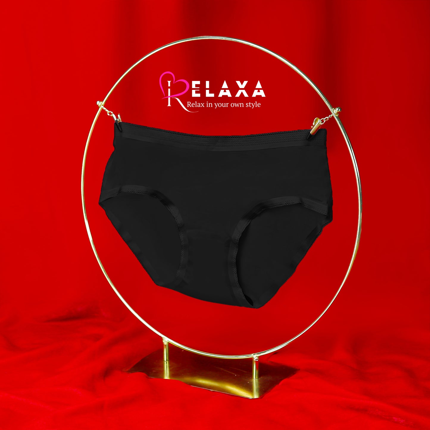 Lace Trimmed Comfy Menstrual Brief Panty