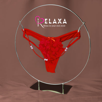 Net Beaded Bikini Styled Panty