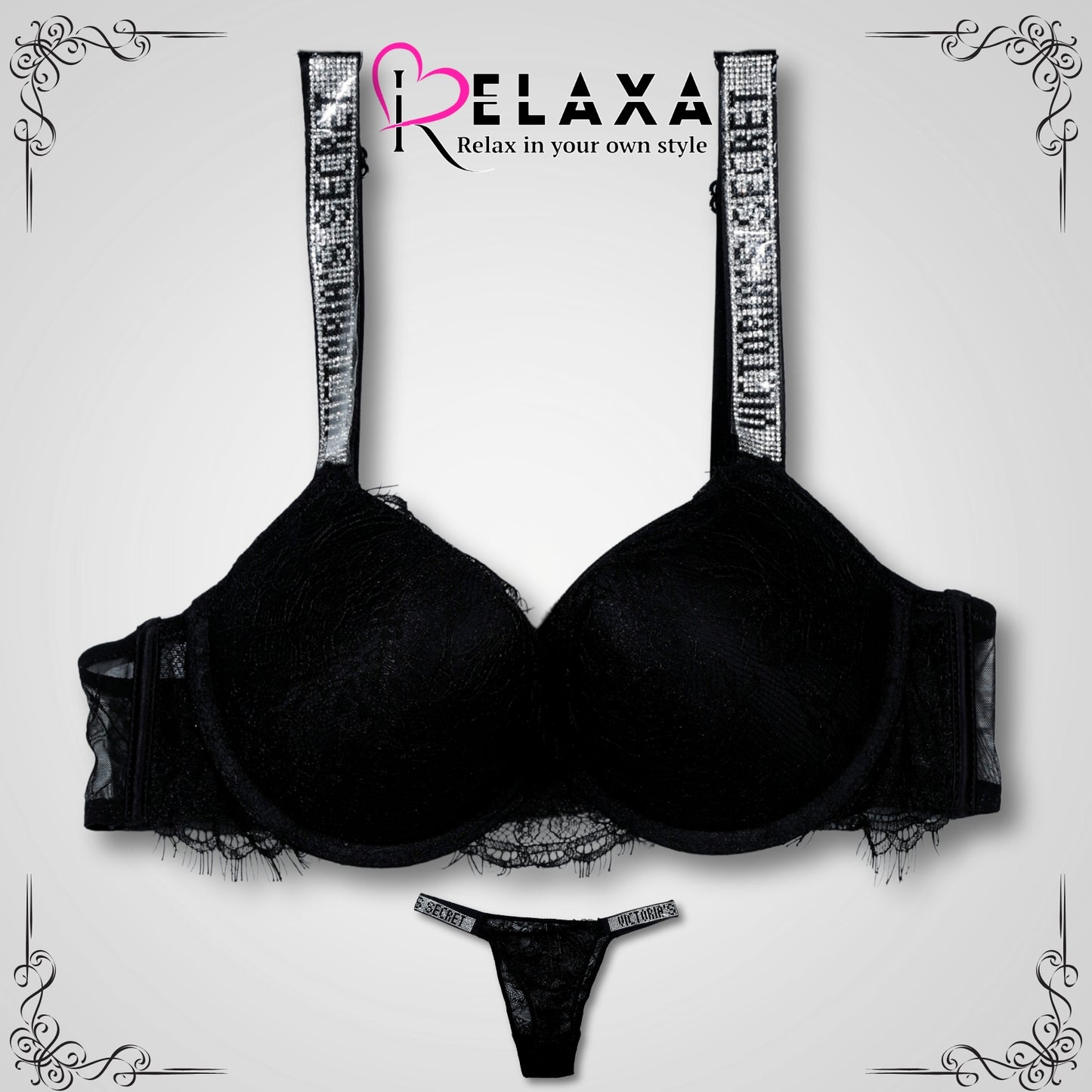 Victoria's Secret Floral Net (Imported)🖤