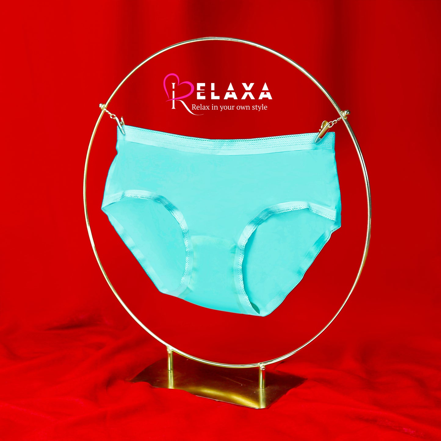 Lace Trimmed Comfy Menstrual Brief Panty