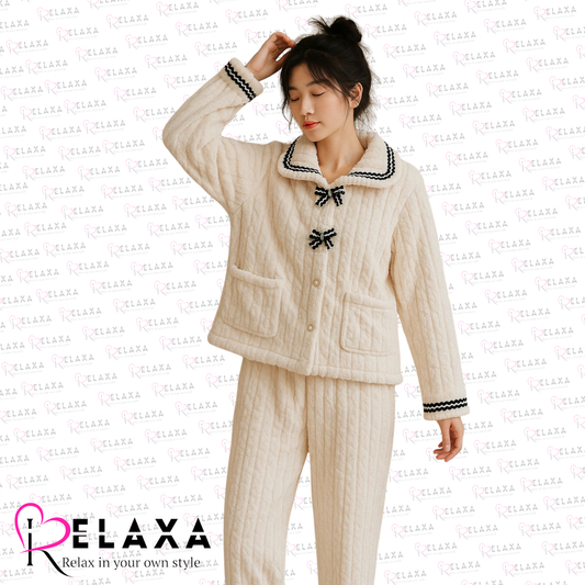 Relaxa Fleece Trouser Shirt Cream