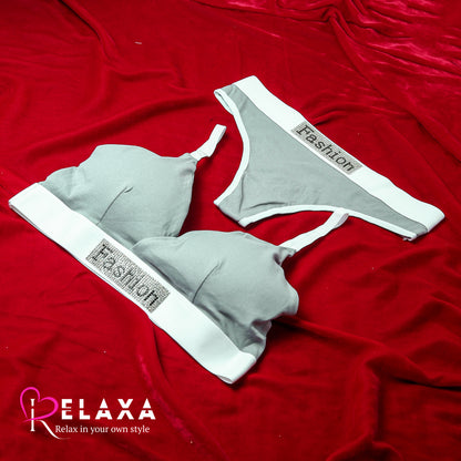 Fashion Thinpad Teen Bra Panty Set