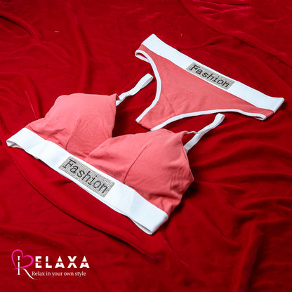 Fashion Thinpad Teen Bra Panty Set