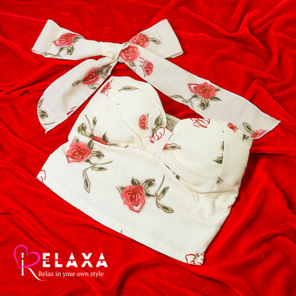 Floral Printed Thinpad Bralette (Branded)