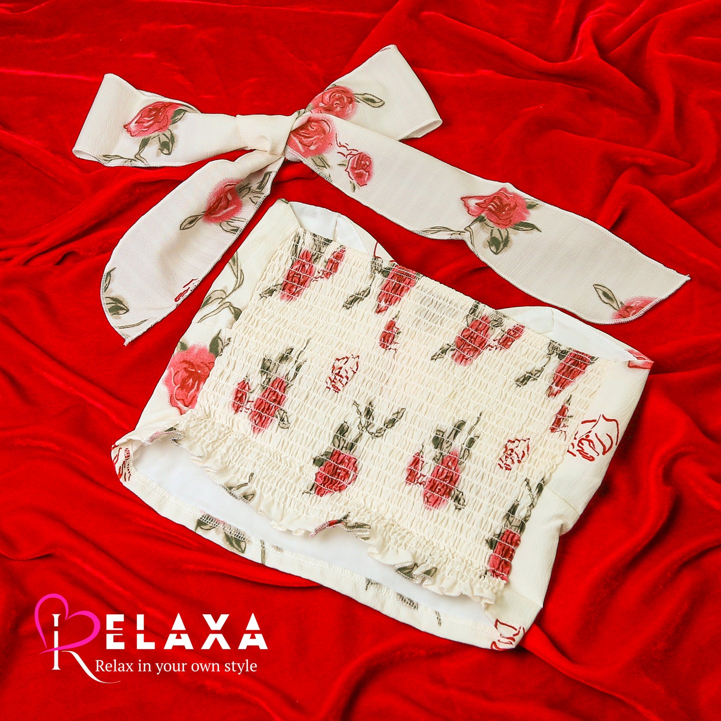 Floral Printed Thinpad Bralette (Branded)