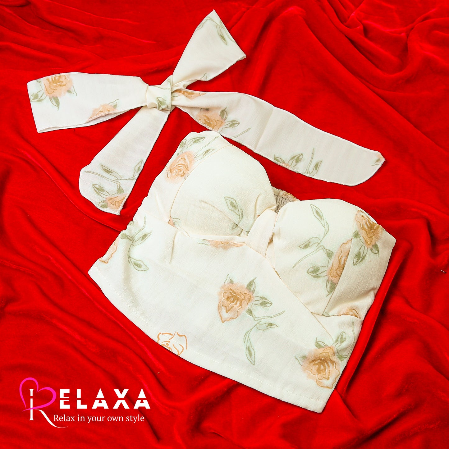 Floral Printed Thinpad Bralette (Branded)