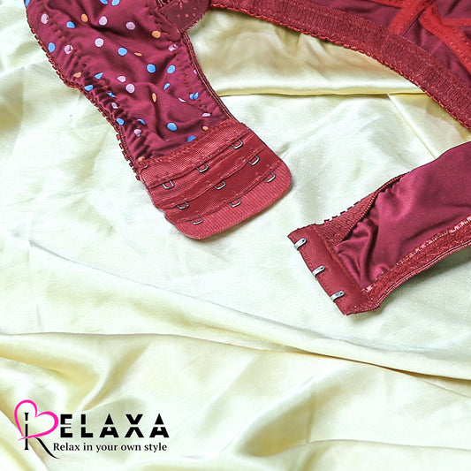 Relaxa Smooth Doted Print Bra