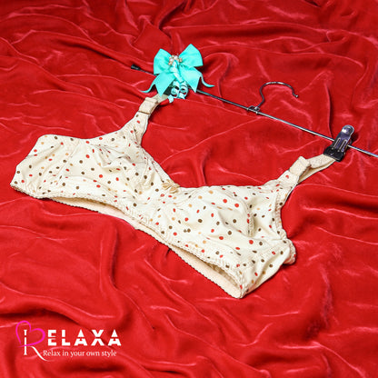 Relaxa Smooth Doted Print Bra