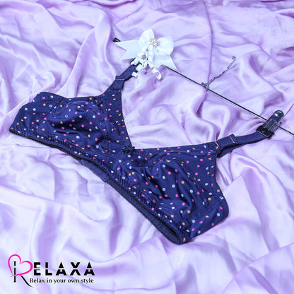 Relaxa Smooth Doted Print Bra