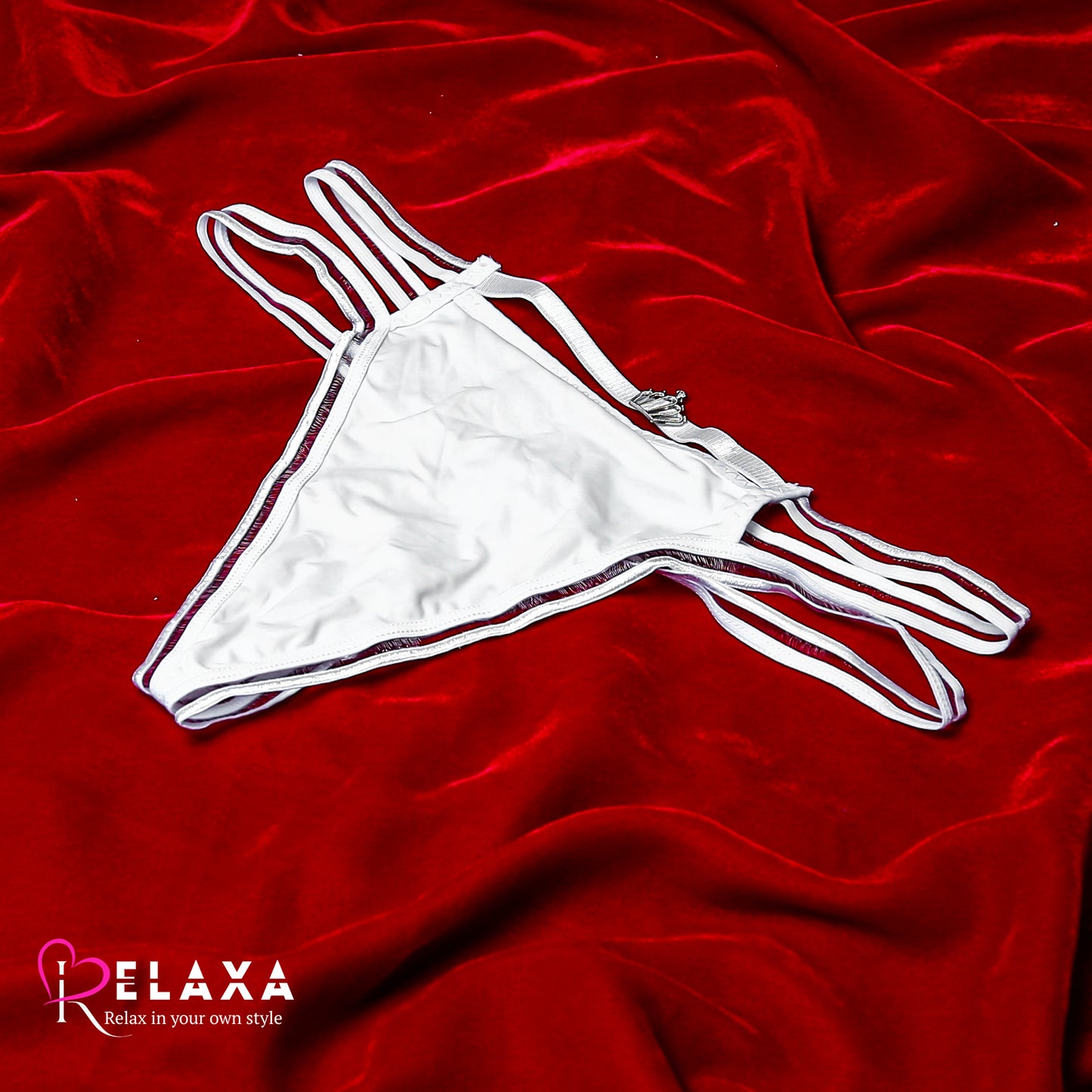 Net Crown Buckle Bikini Styled Seductive Panty