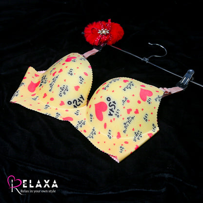 Luxurious Comfy Printed Bra (Branded)