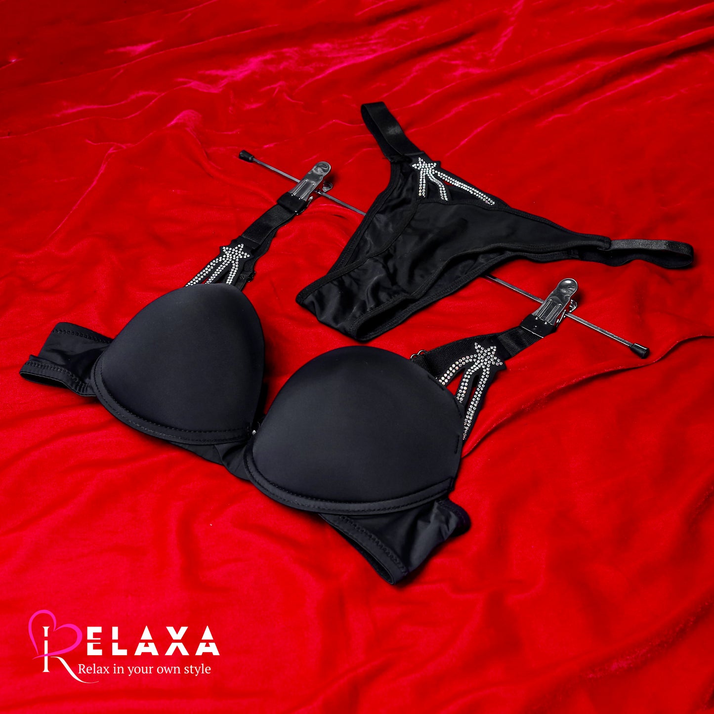 VS Star Beaded Strap Cheetah Print (Branded)