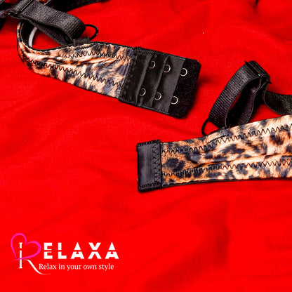 VS Star Beaded Strap Cheetah Print (Branded)