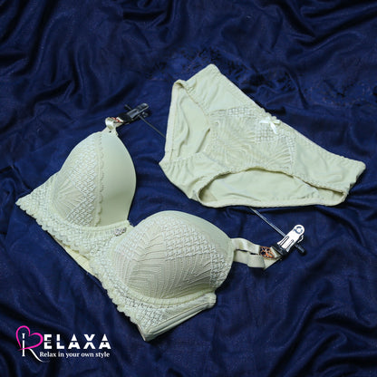 Premium Lacy Net Bra Panty Set