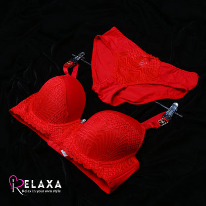 Premium Lacy Net Bra Panty Set