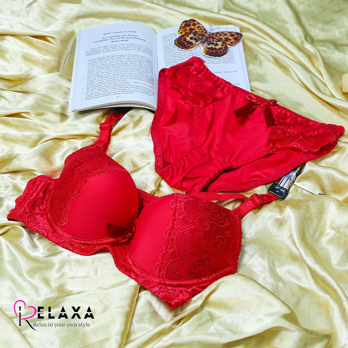 Lacy Thin Pad Bra Set (Branded)