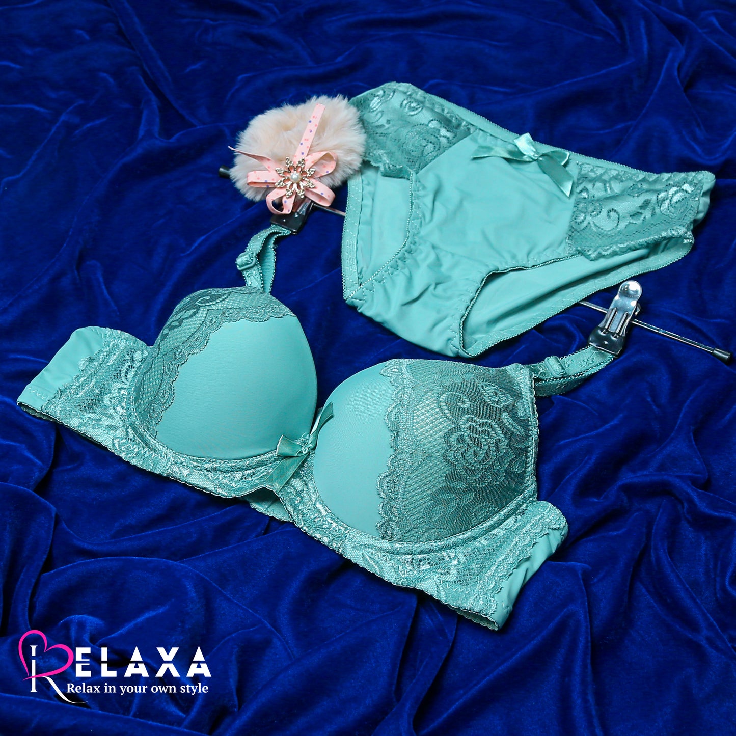 Lacy Thin Pad Bra Set (Branded)