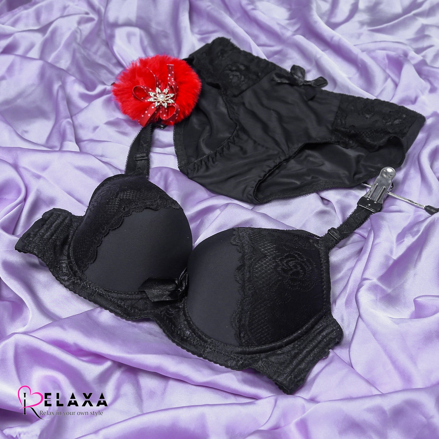 Lacy Thin Pad Bra Set (Branded)