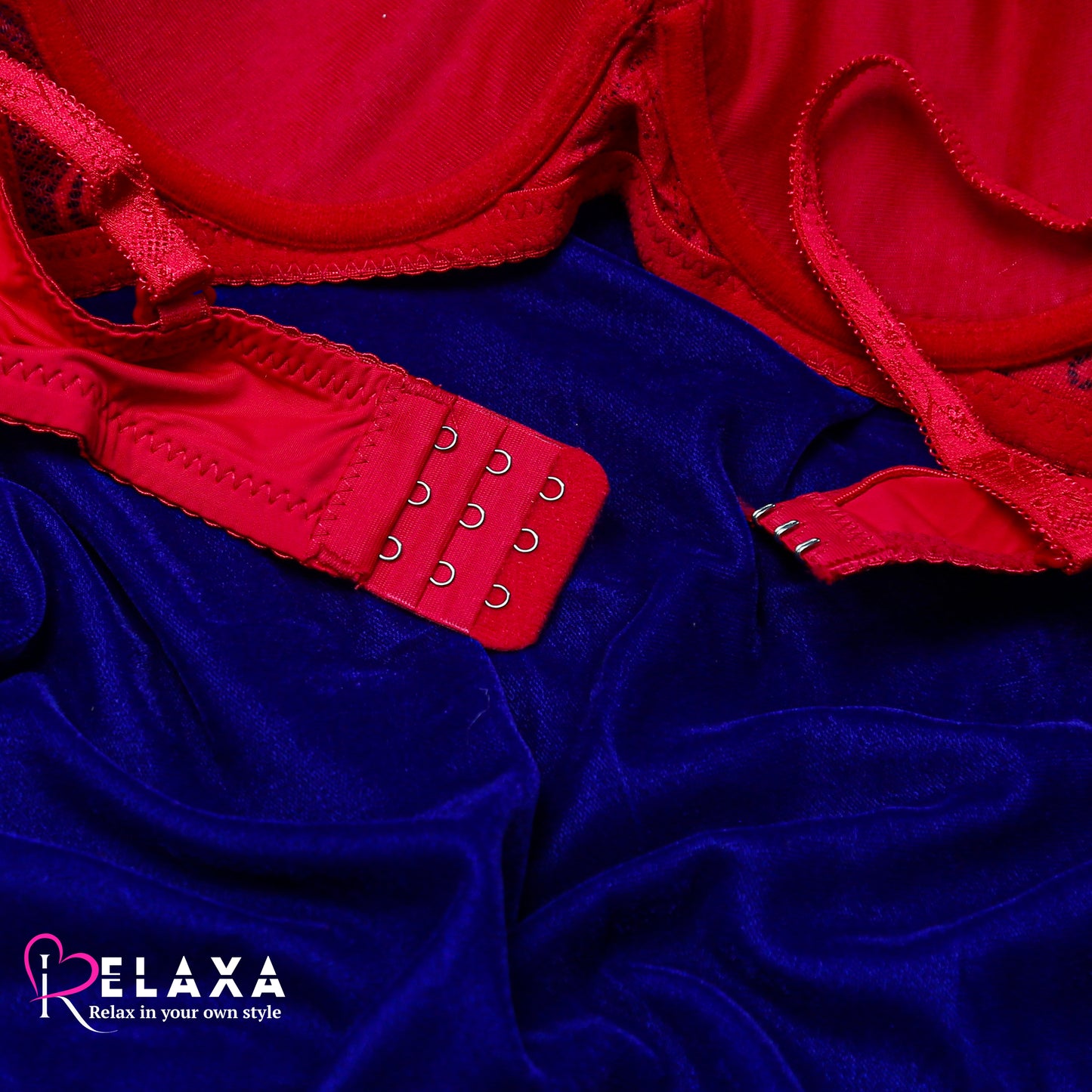 Rose Red Lacy Bra Set