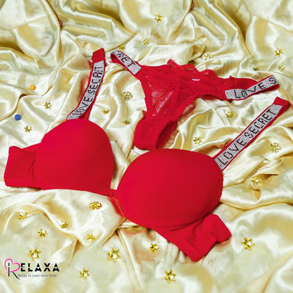 Love Secret Beaded Bra Set (Imported)