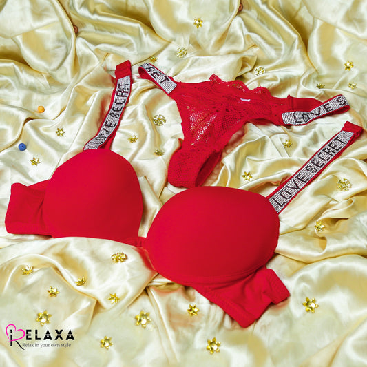 Love Secret Beaded Bra Set (Imported)