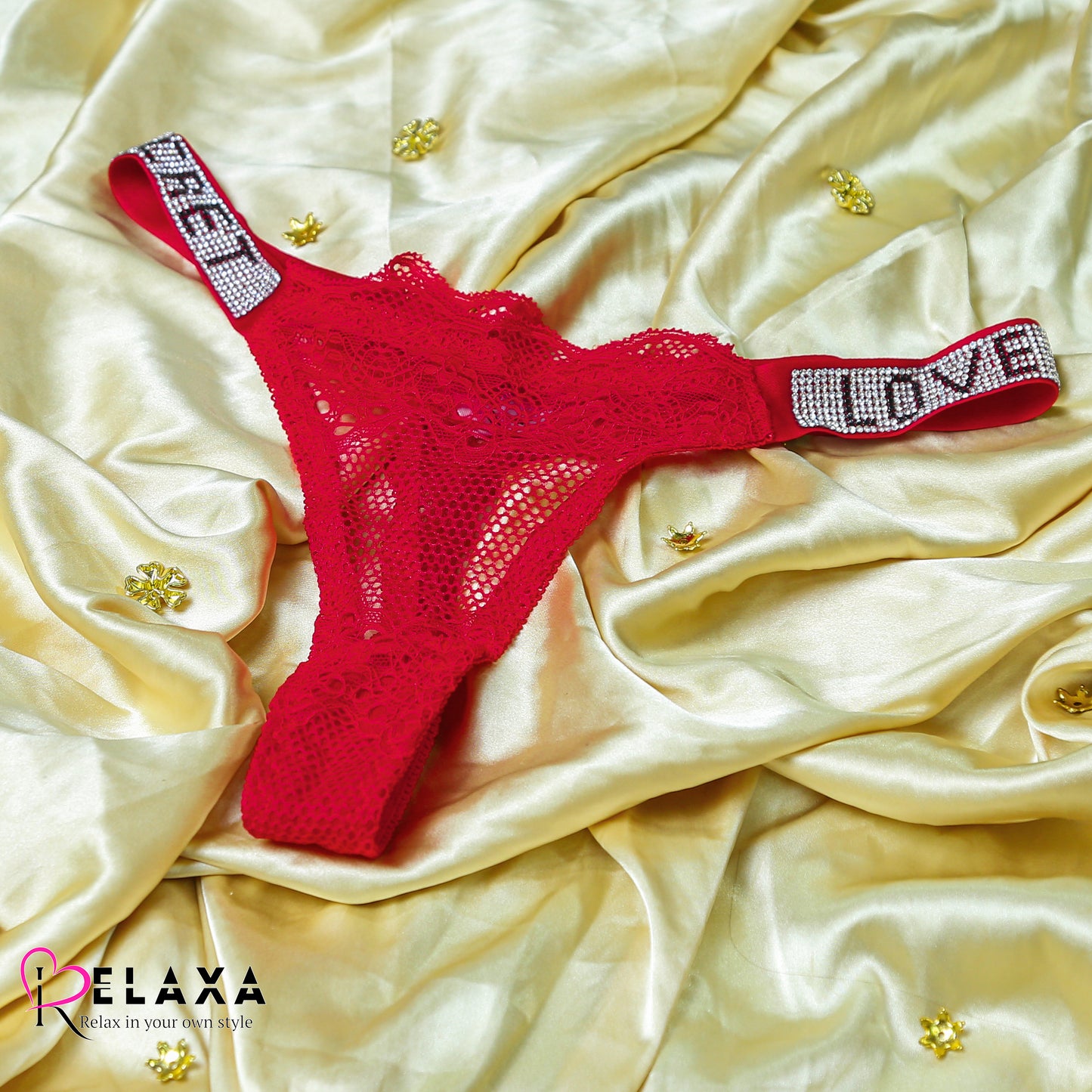 Love Secret Beaded Bra Set (Imported)