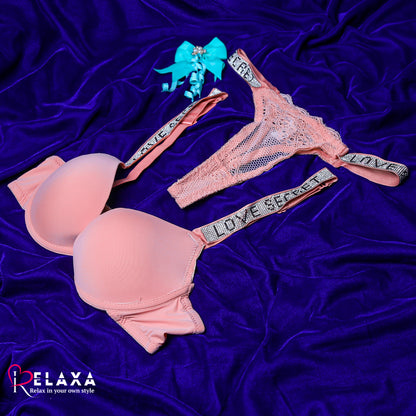 Love Secret Beaded Bra Set (Imported)