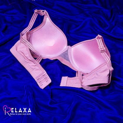 Side Floral Net Paded Bra