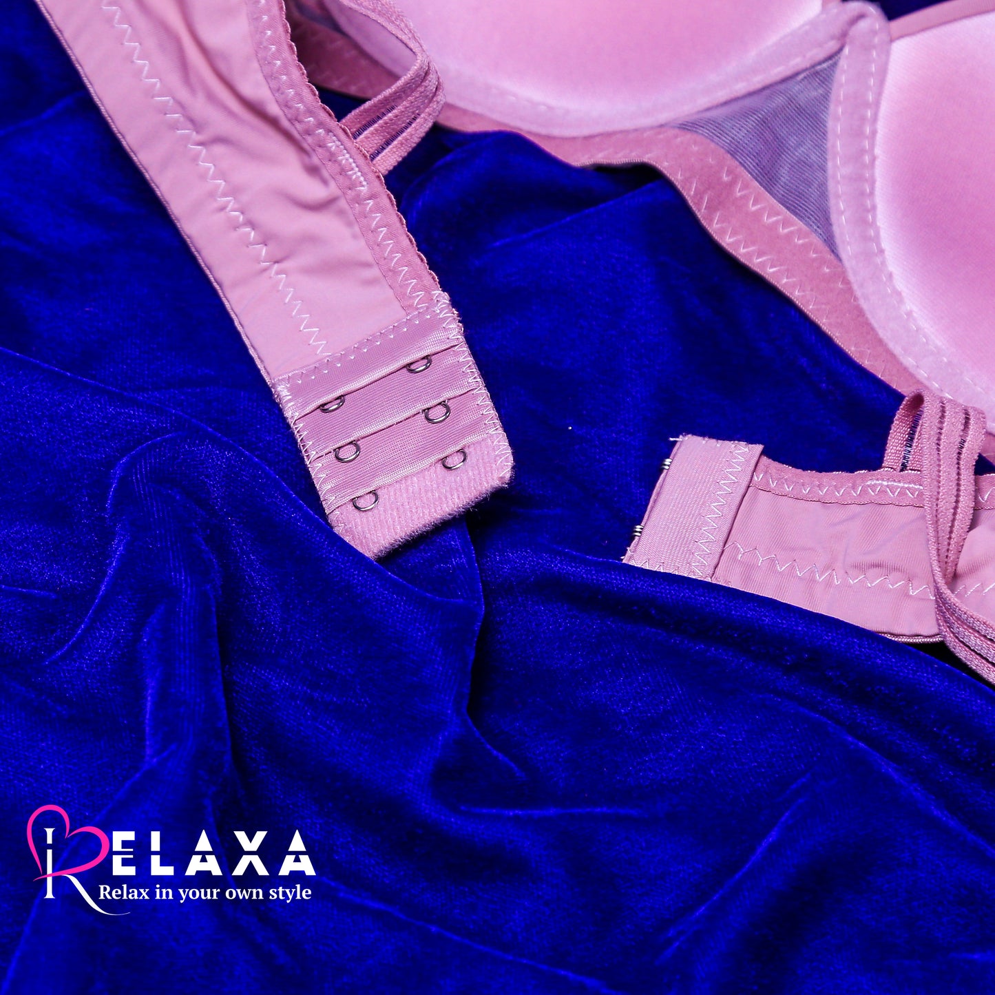 Side Floral Net Paded Bra